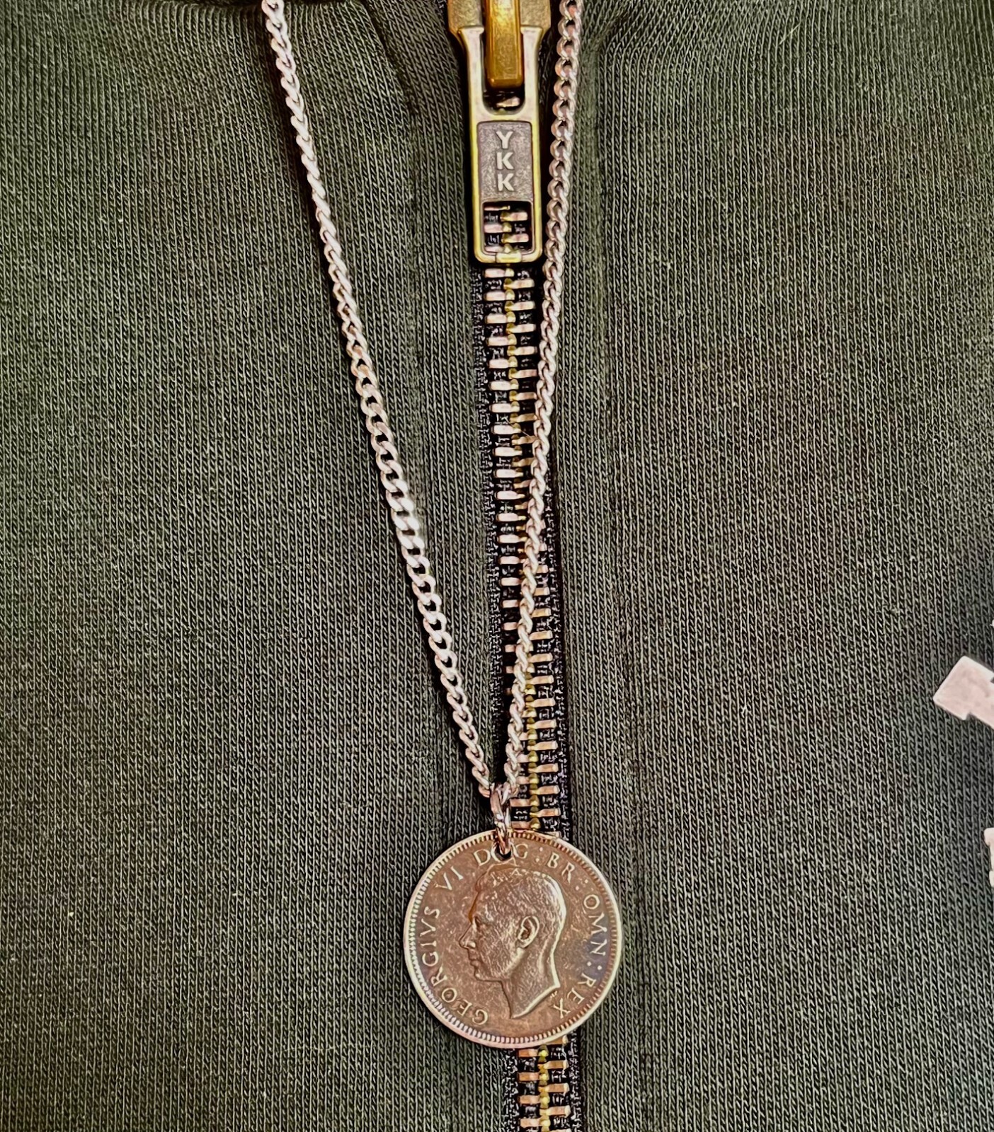 United Kingdom One Shilling Coin Necklace – British Sterling Pendant Custom Made