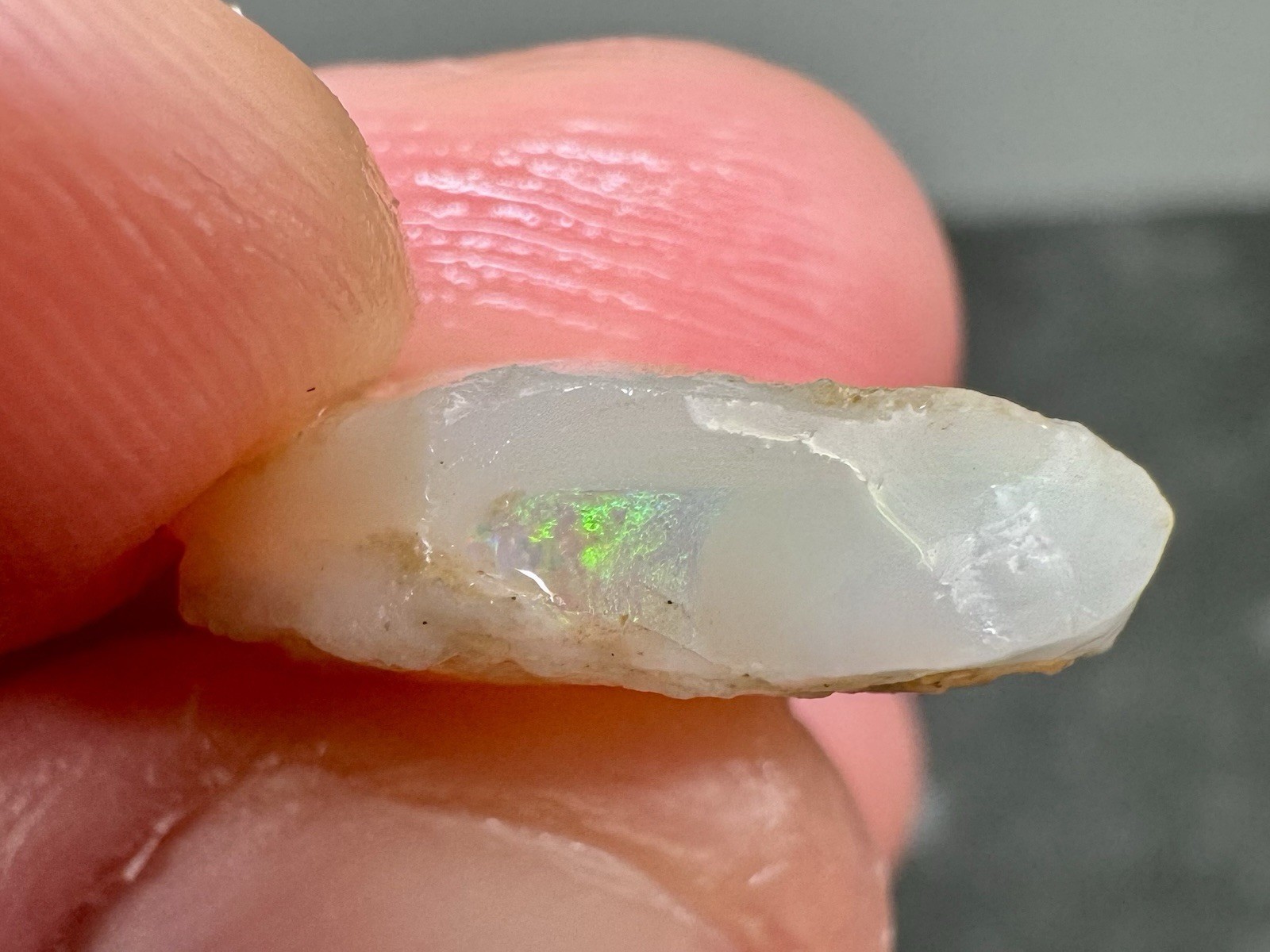 156ct Mintabie Australian Opal Rough Parcel 22pcs Multicolor Old Stock 1oz White
