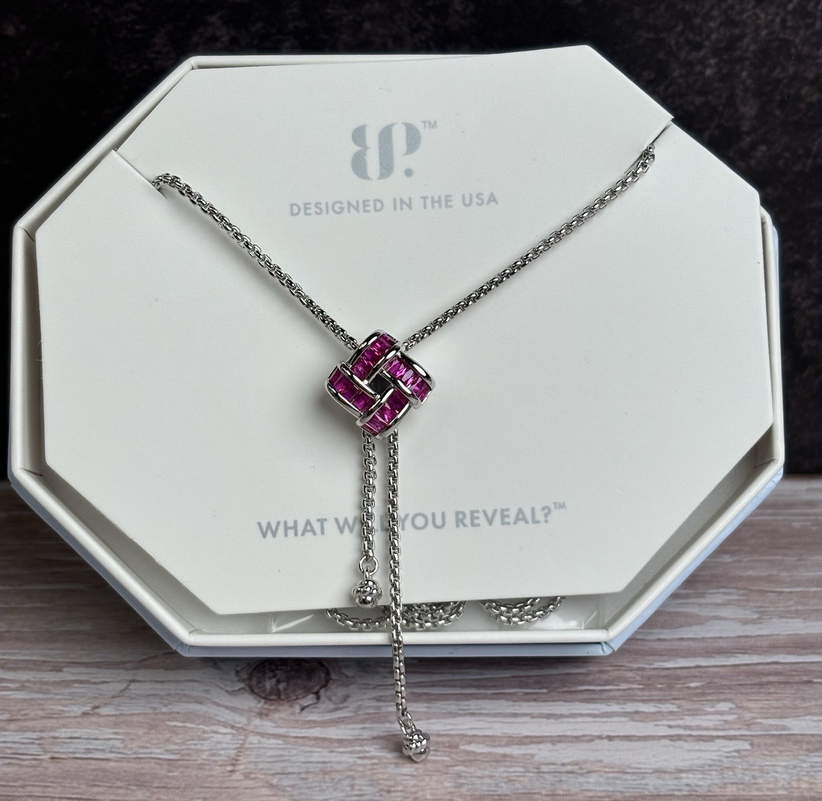 Bp Jewelry | Original Necklace “Baguette Braid Sparkle”