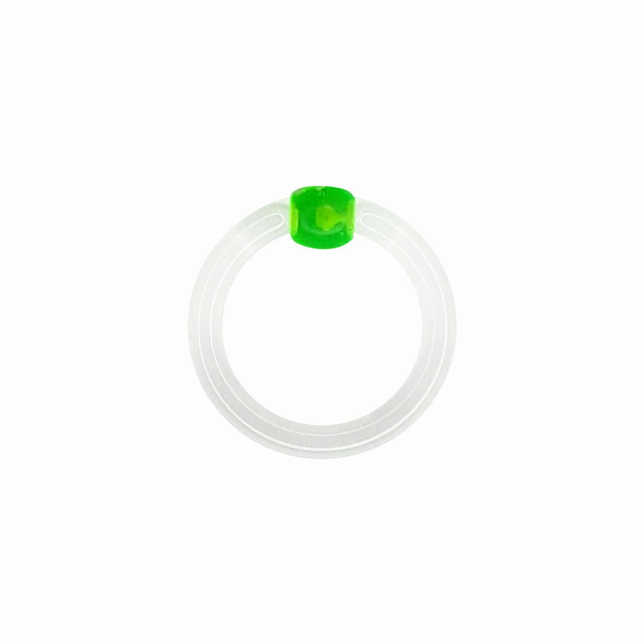 UV Neon Acrylic Circular Captive Bead Ring 10g – Sold as a Pair