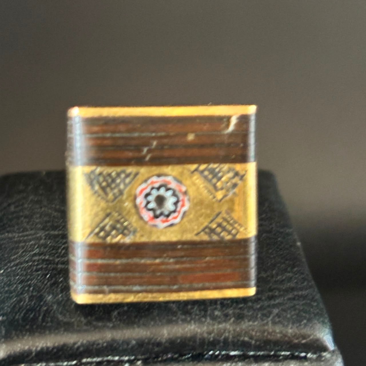 Vintage Moroccan Tuareg Brass Ring Berber Sahara Handmade Ring Size 10.5 US