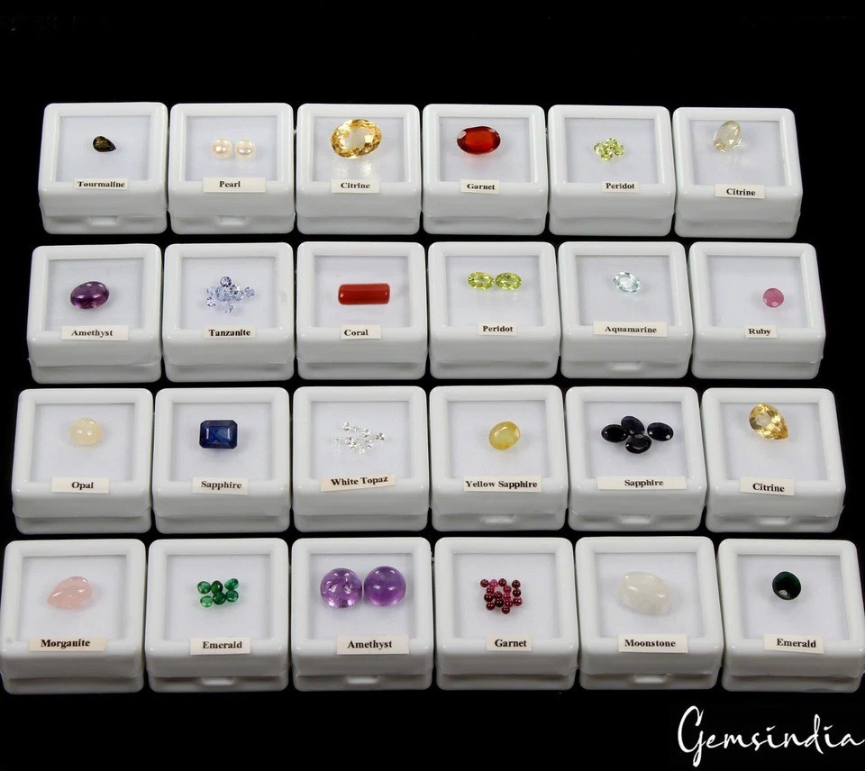 70 Pcs Estate Genuine Semi Precious Loose Gemstone Lot Collection 200$ Plus Retl
