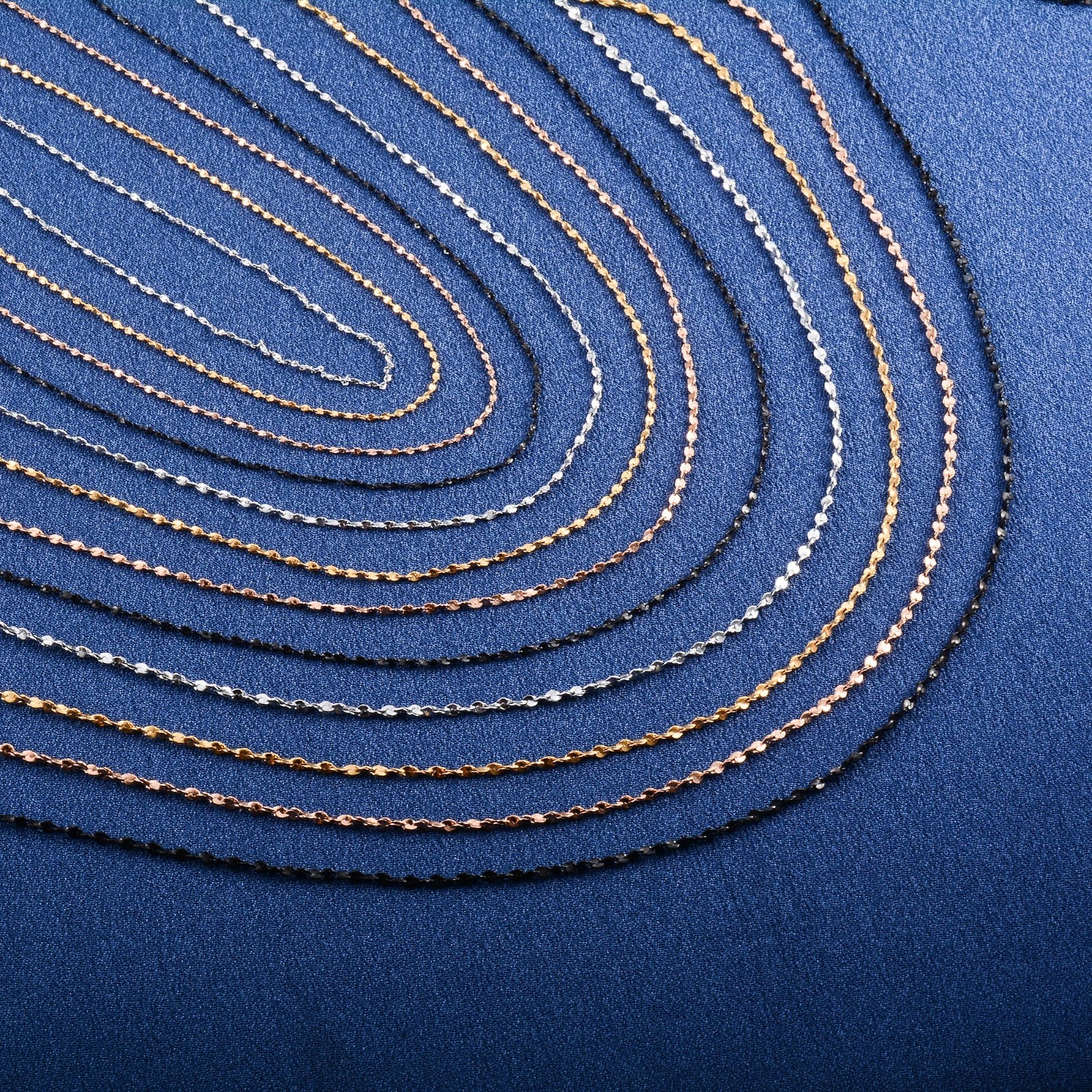Necklace Chain Choker Dainty Glitter Steel Women, 14/30 inches 1.2/1.5/1.8mm