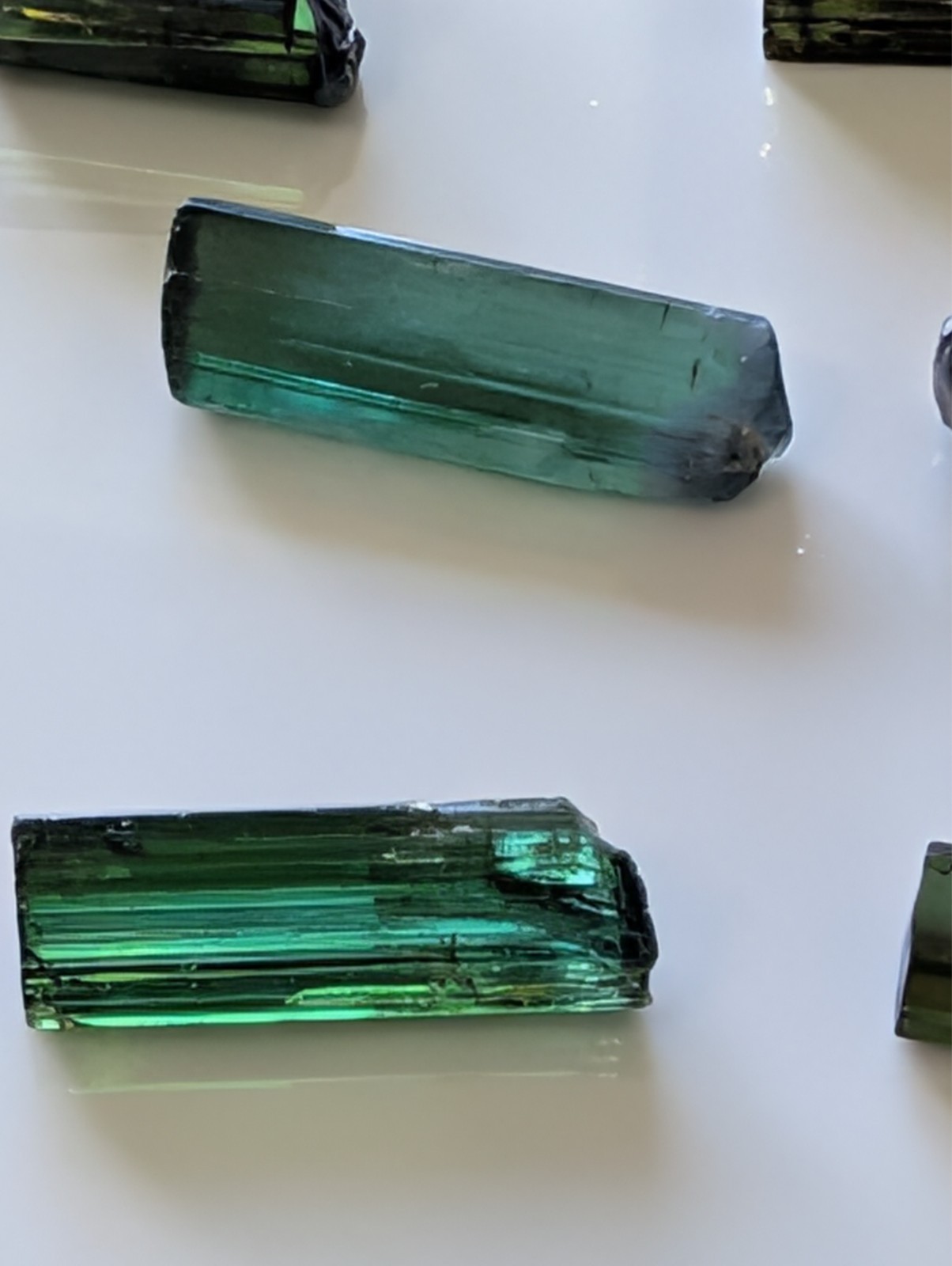 USA seller 15.5 ct IF flawless closed C tourmaline facet rough gemstone specimen