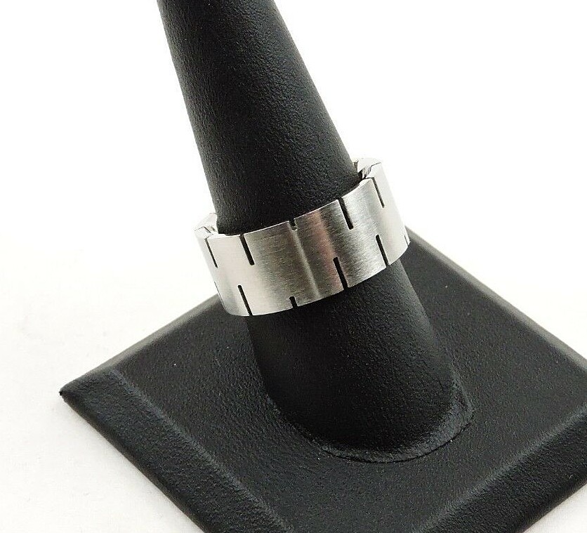 Stainless Steel Comfort Fit Wide Band Ring – Free Gift Packaging