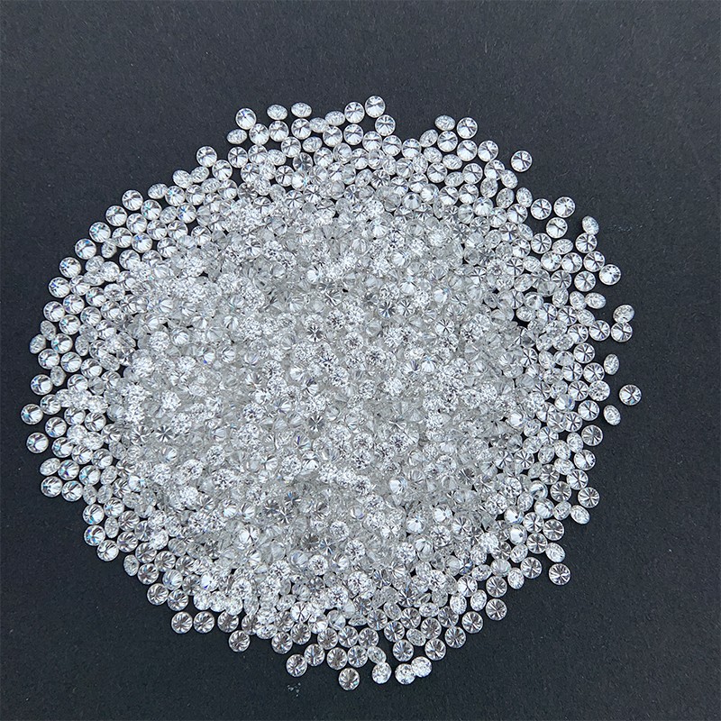 0.8~5.0mm White D Color VVS1 Round Cut Loose Moissanite Gemstone Jewelry Stones