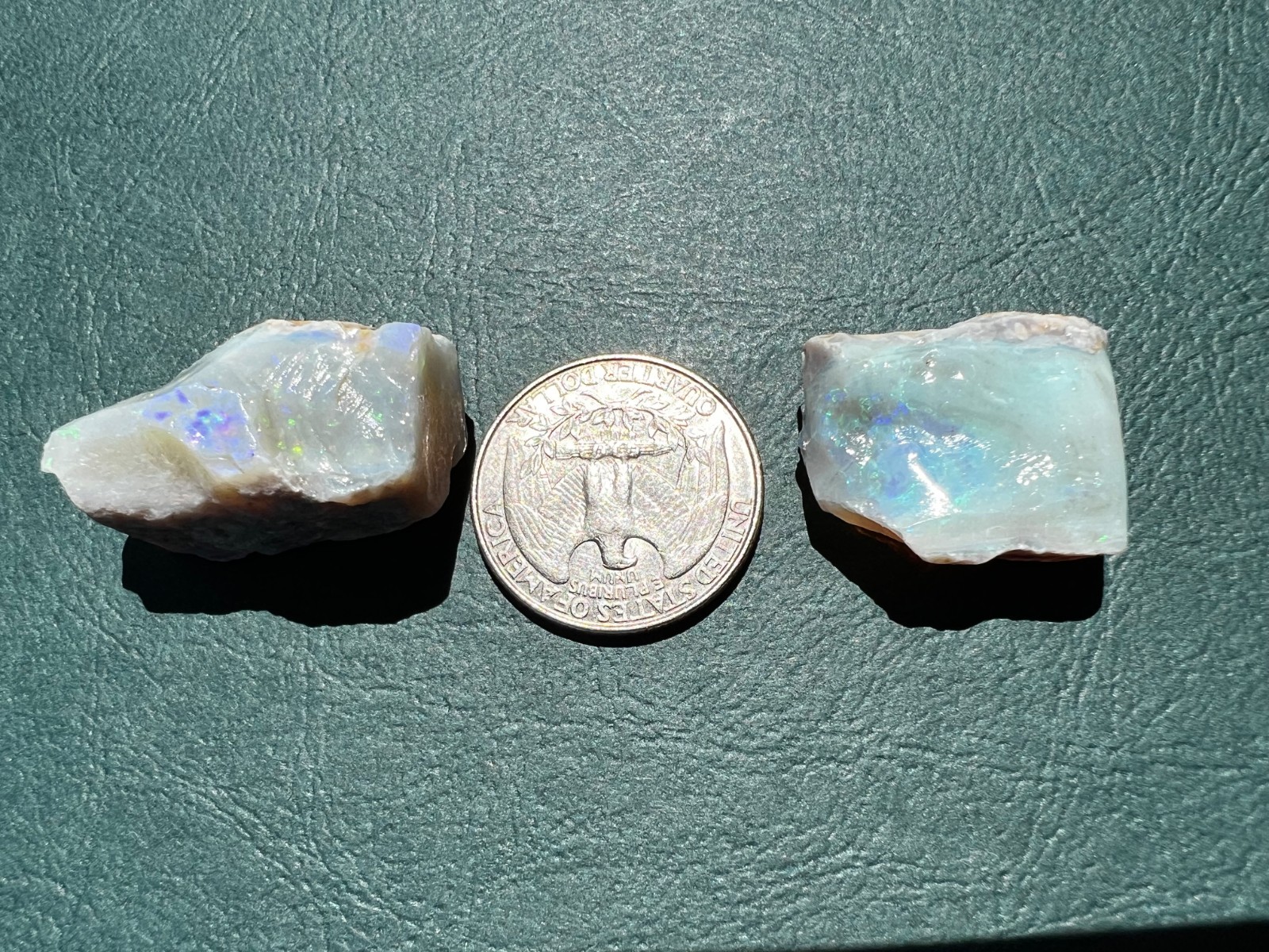 Australian opal rough Absolutely Brilliant Colors