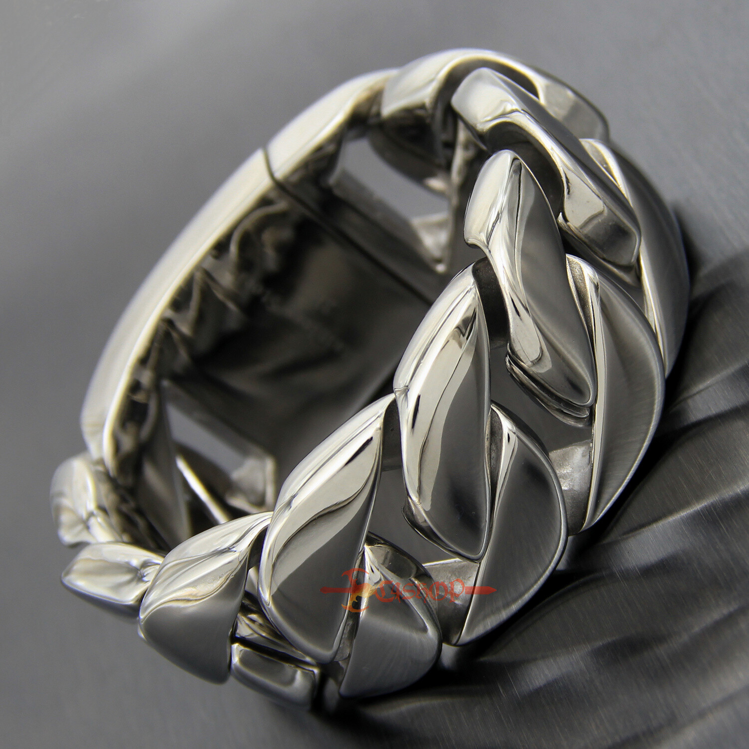 Men’s Super Heavy 316L Stainless Steel Curb Cuban Link Chain Bracelet Necklace