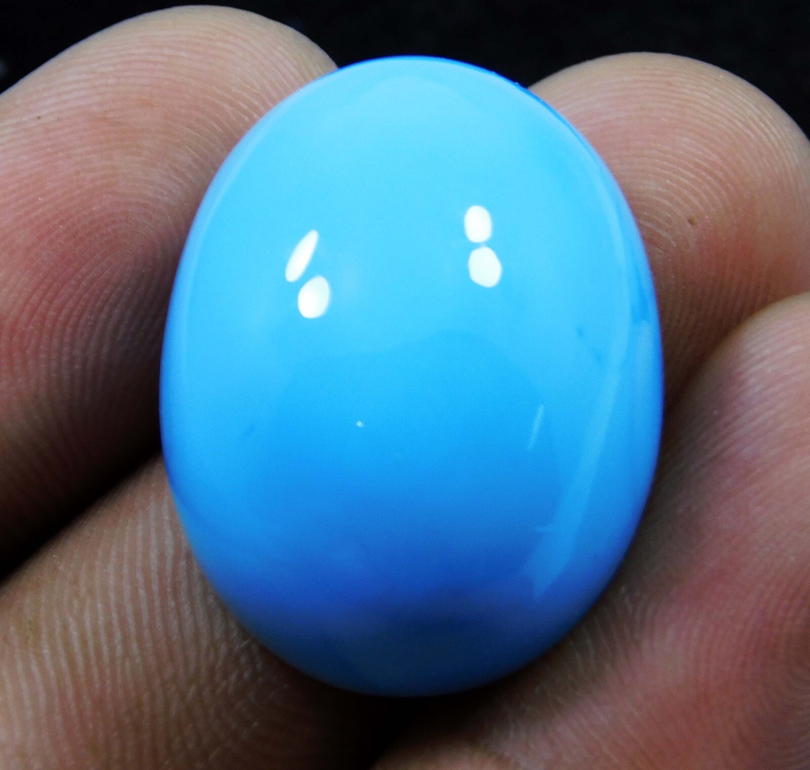 58.50 CT Natural Turquoise Persian Beauty Oval Cabochon Cut Loose Gemstone