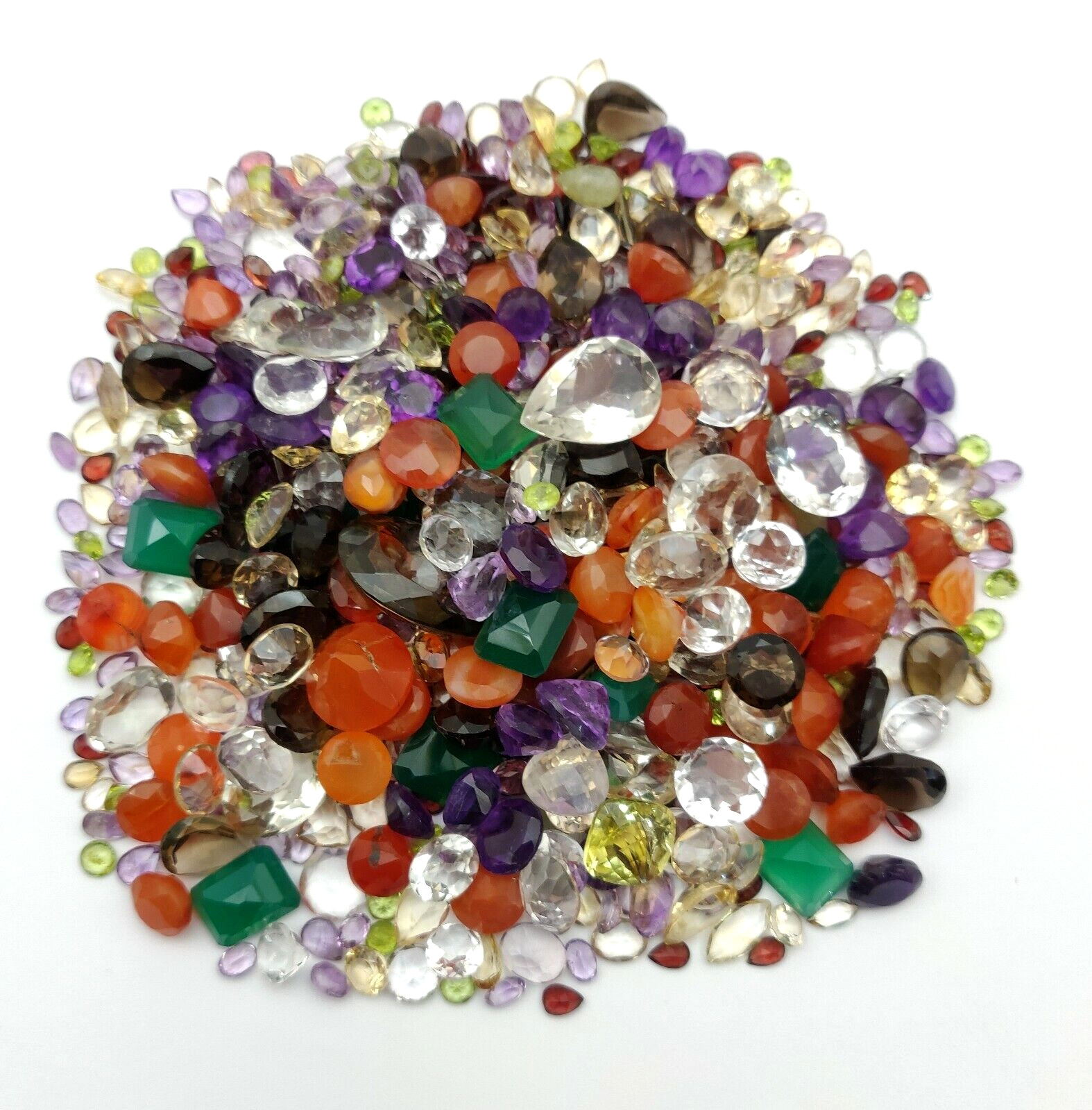 100 Carats+ Natural Mix Loose Faceted Semi Precious Gemstone Lot