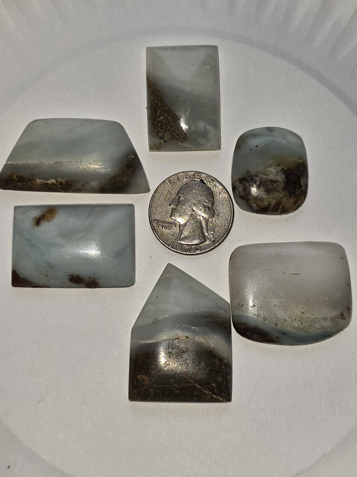 BC Ocean Picture Stone Cabochon