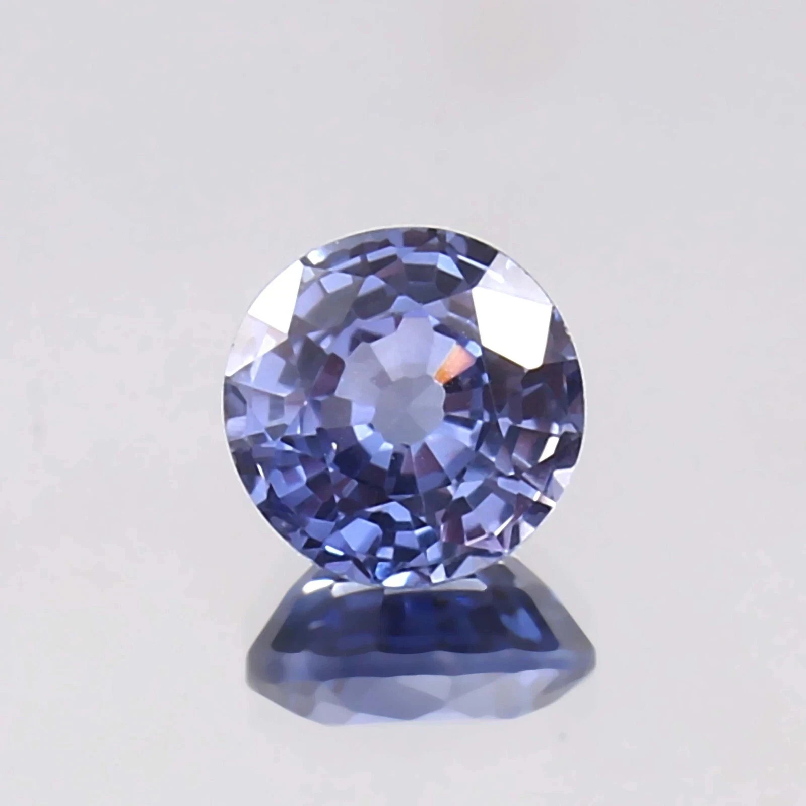 AAA Natural Elegant 5.50 Ct Pastel Blue Sapphire GIE Certified Round Loose Gem