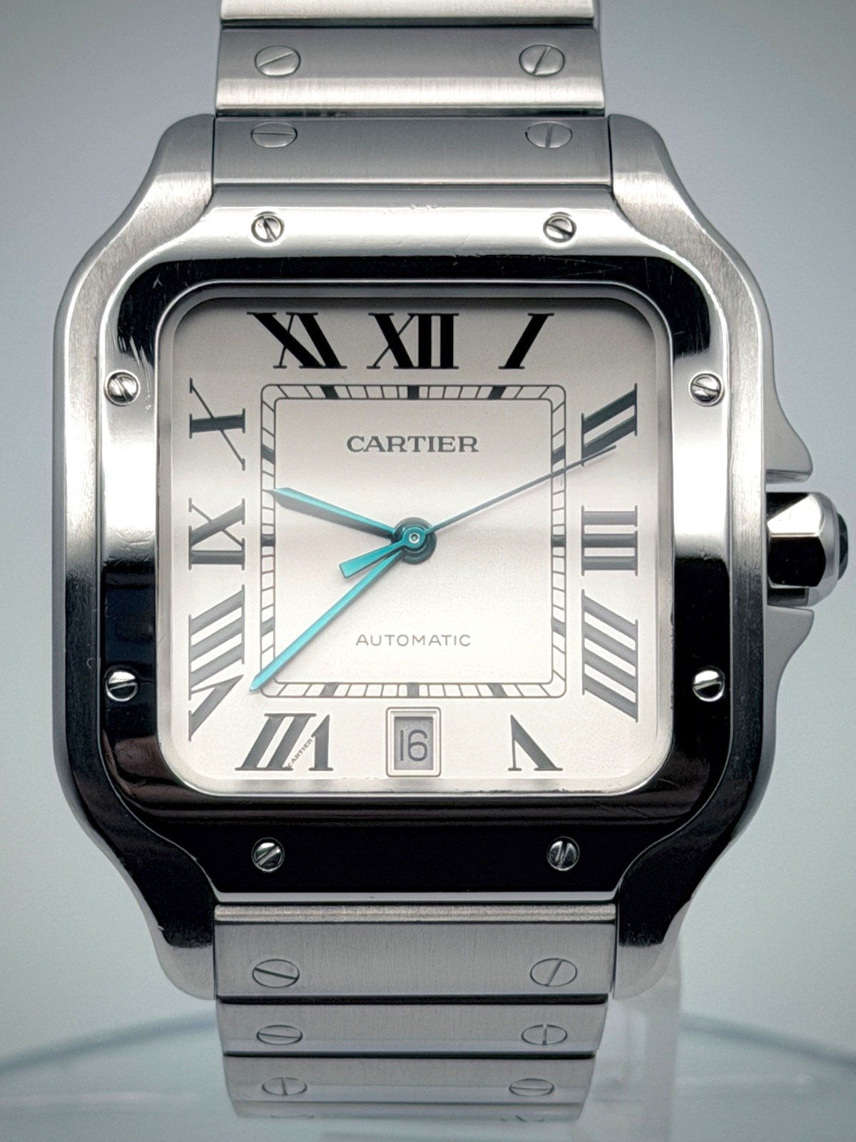 Santos de Cartier Large WSSA0018 | Full Set | 2 Extra Straps | Very Good