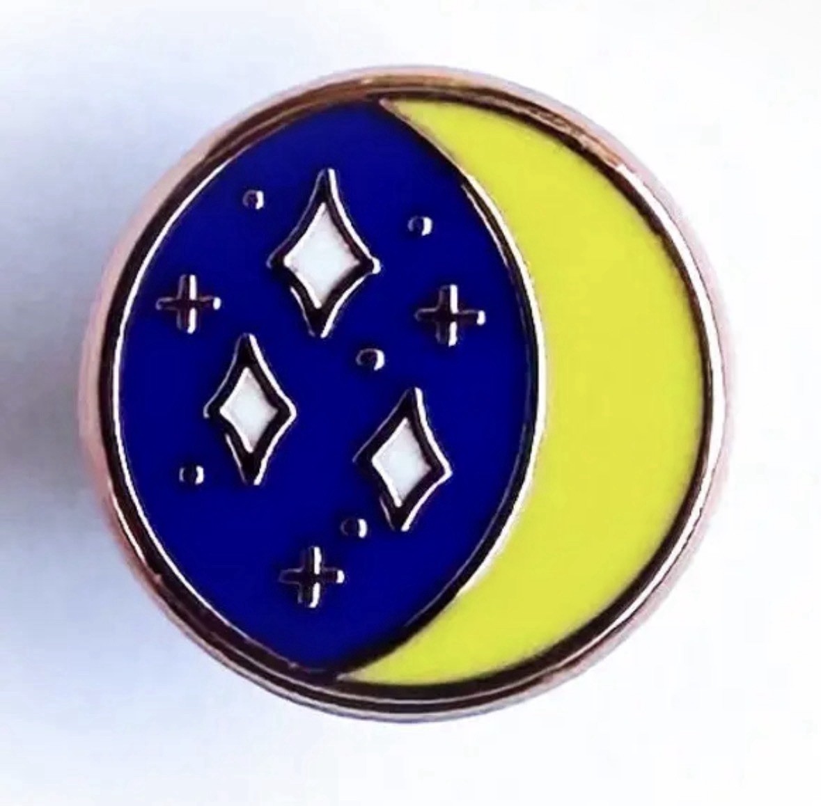 Moon Chart Mini Pin | Enamel Pin