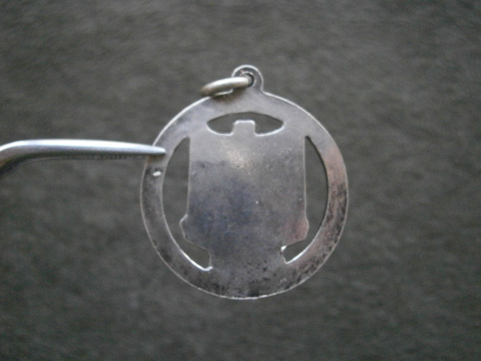 Large Switzerland Schweiz Vintage Silvertone & Enamel Travel Bracelet Charm 5.3g