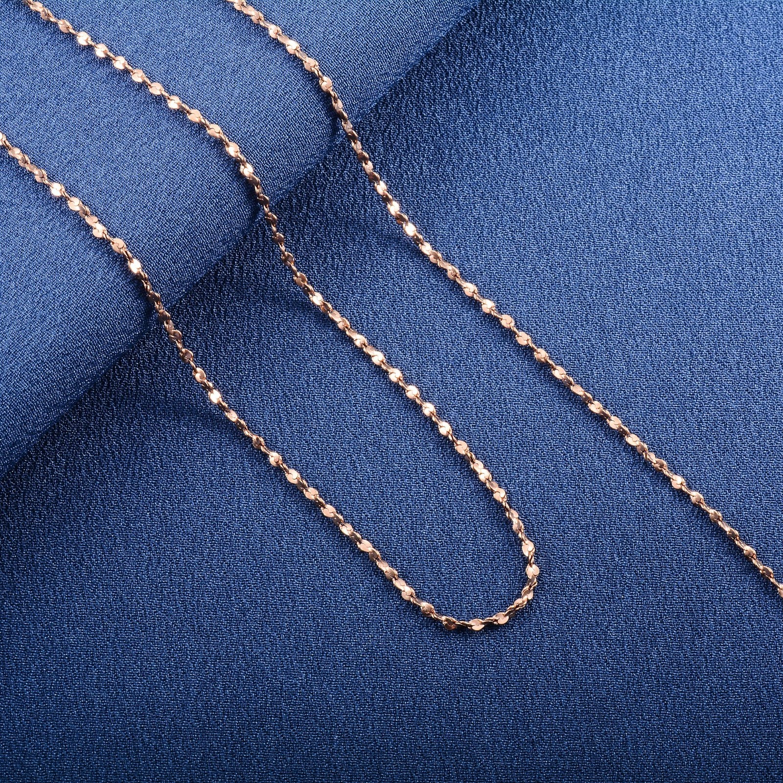 Necklace Chain Choker Dainty Glitter Steel Women, 14/30 inches 1.2/1.5/1.8mm
