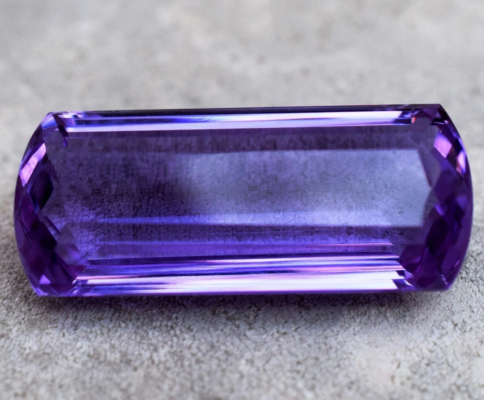 Certified Large Purple Amethyst Natural 100 Ct+ Fancy Cut AA+ Loose Gemstone