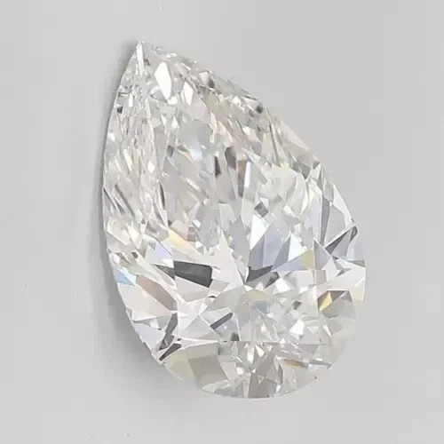 3.07 Cts Pear Cut F Color VS2 Clarity IGI Certified CVD Lab Grown Loose Diamonds