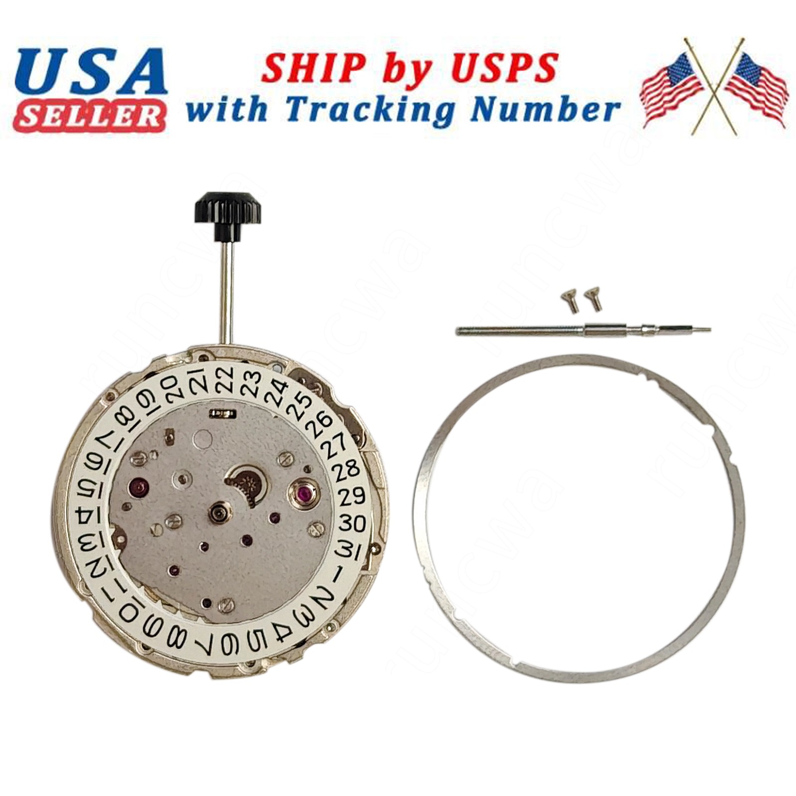 For Miyota 9015 Automatic Mechanical Watch Movement Date at 3 Movement Part OEM