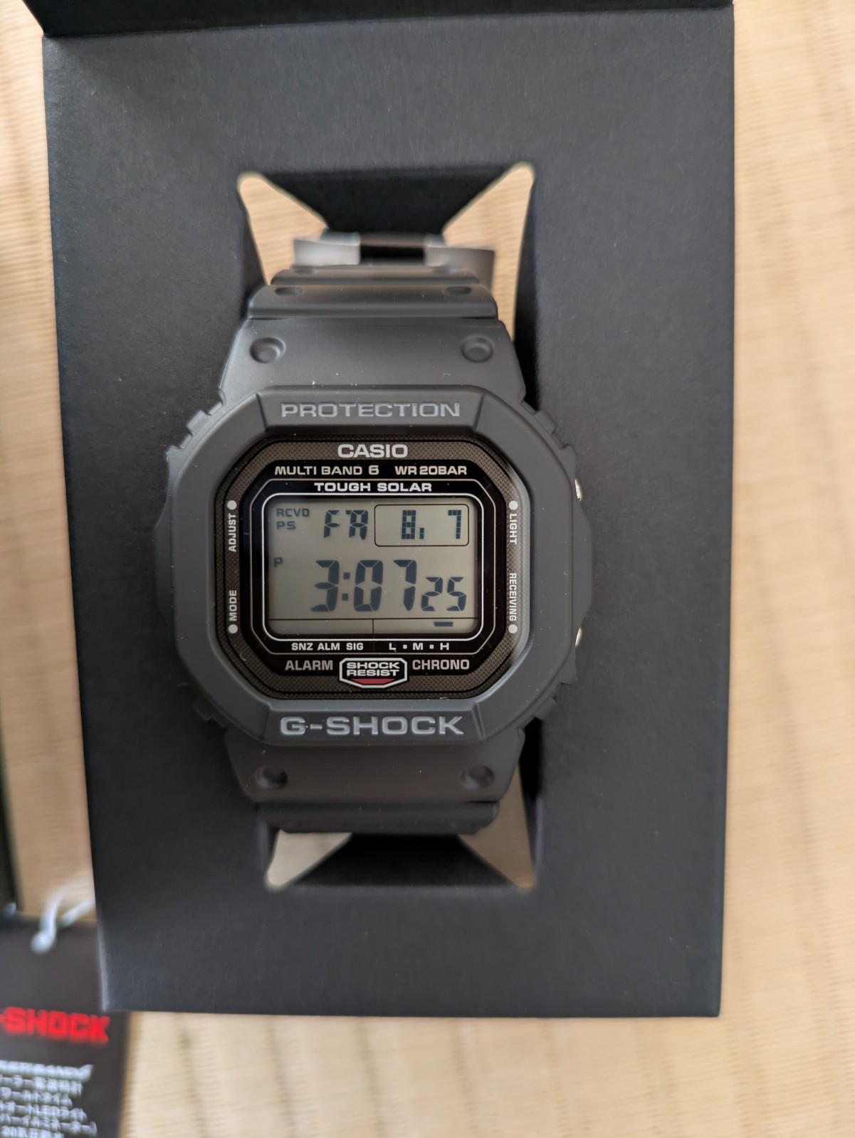 CASIO G-SHOCK GW-5000U-1JF GW-5000 Solar Radio Digital Men Watch in JAPAN