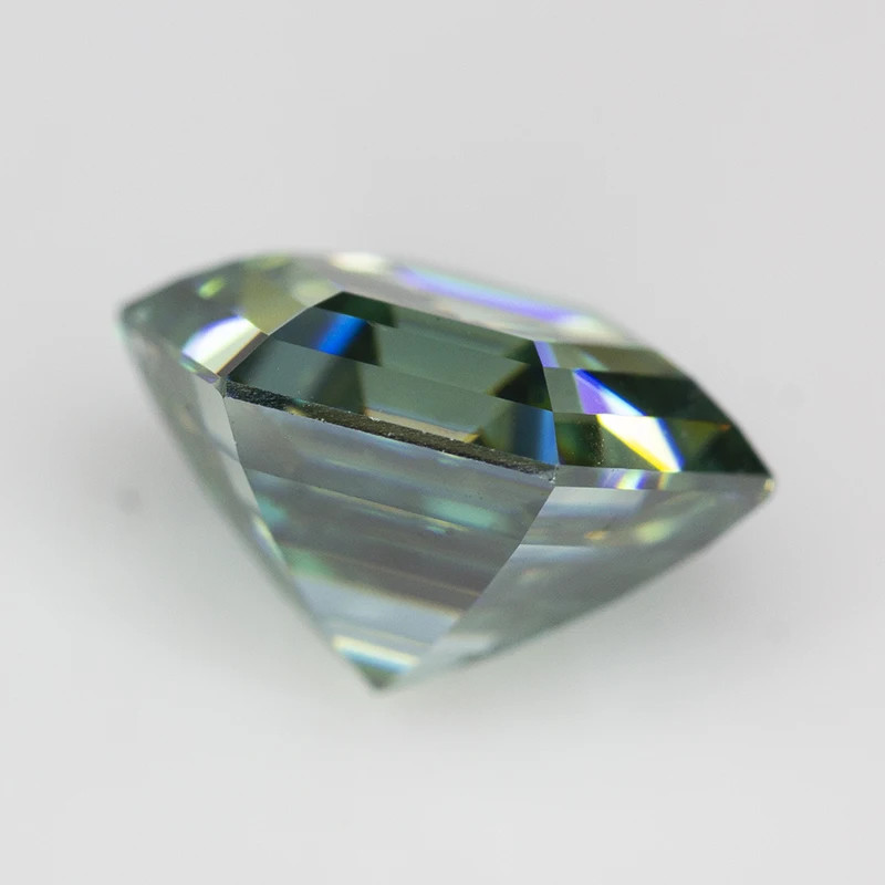 Natural 0.4-5ct Multicolor Hexagon Cut Moissanite Stone VVS1 GRA for Jewelry