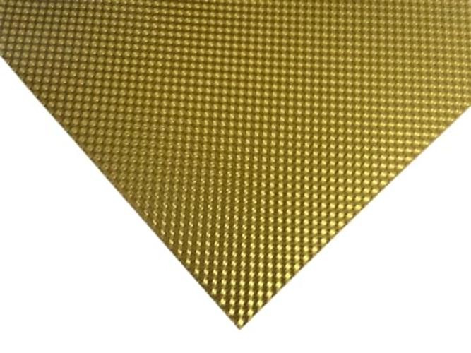 Gold Embossed 12″x12″ Aluminium Heat Insulation – Xinhan Black//Silver