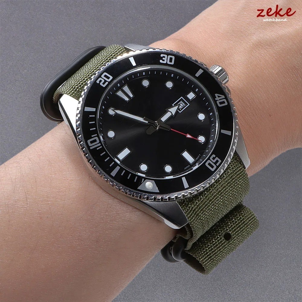 18mm 20mm 22mm 24mm Ballistic Durable Military Nylon Wrist Watch Band Strap
