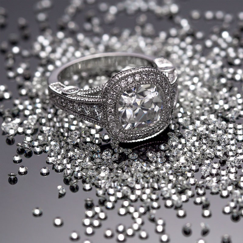 US Wholesale Price 1CT 0.8-2.9mm Round D Color VVS1 Loose Moissanite Stones Lot
