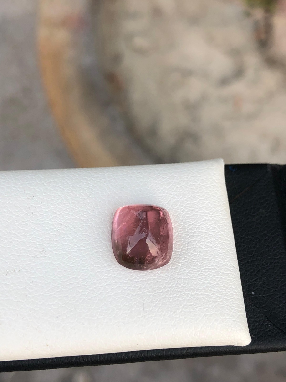 4.05 CT Natural Tourmaline Sugarloaf color from Afghanistan