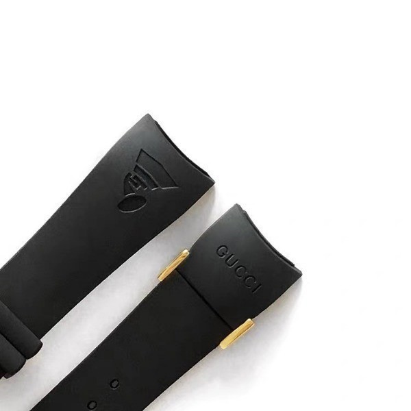 26MM Fit For I-Gucci Digital Men’s Watch YA114207 Rubber replacement Watch Strap
