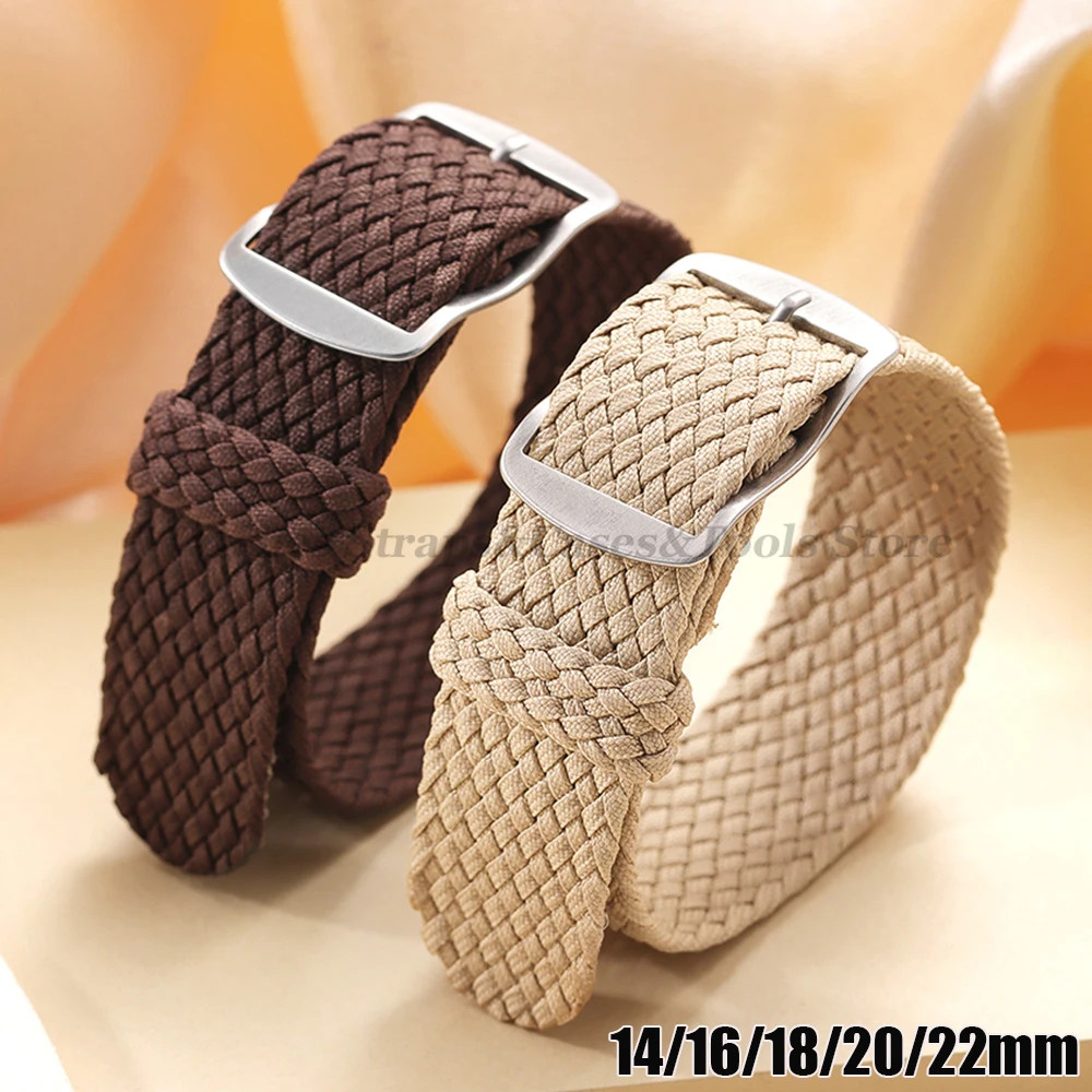 14Mm 16Mm 18Mm 20Mm 22Mm Nylon Woven Canvas Watch Band for Perlon for Omega Stra