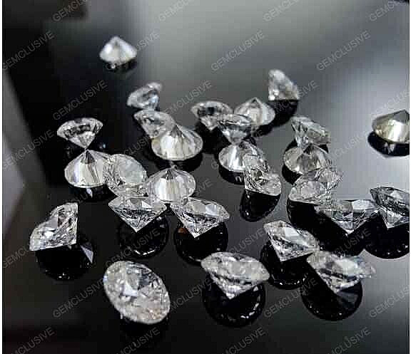 Loose Lab-Grown CVD Diamond LOT 4.00 MM D Color IF CLEARITY 5 PCS Certified