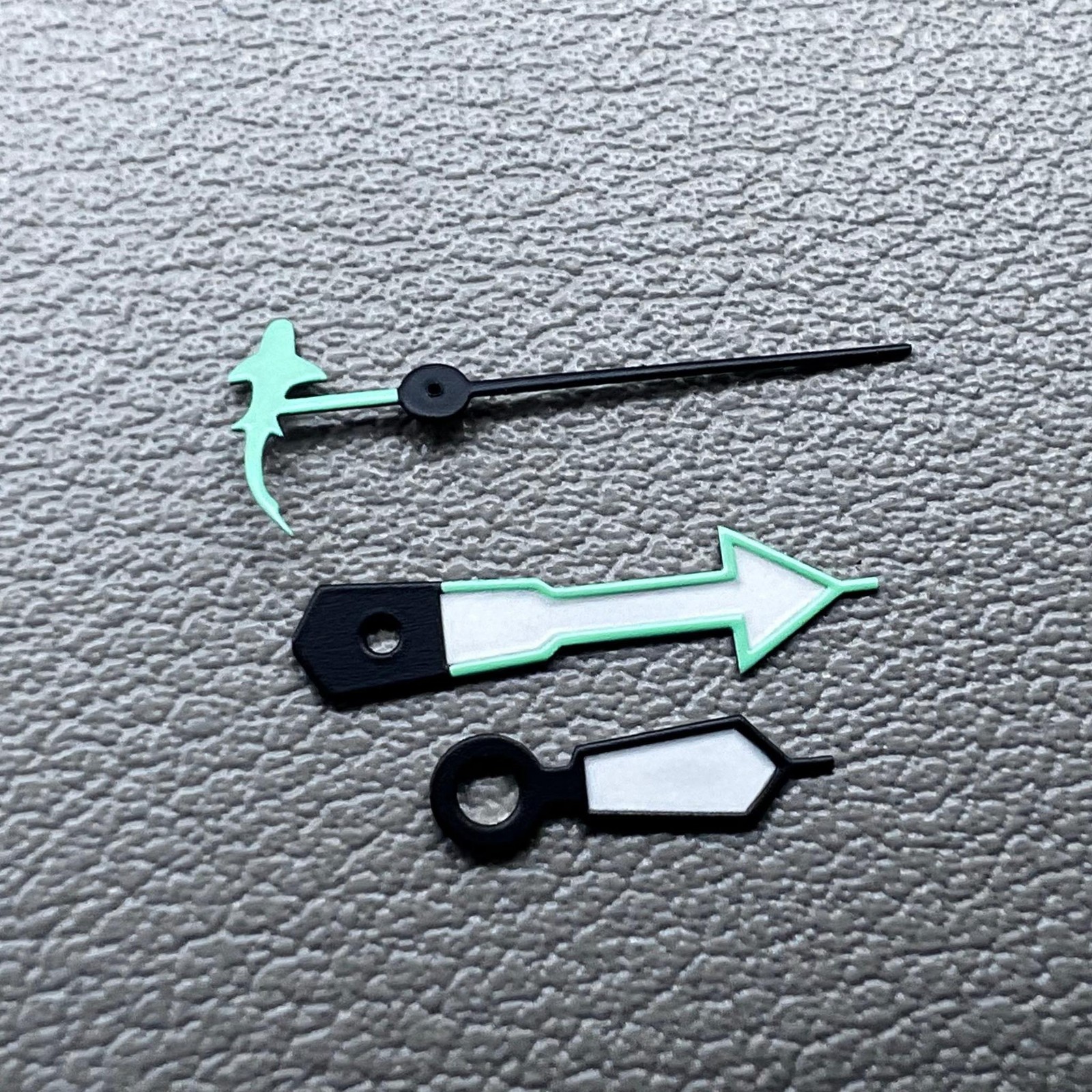 Green+Black Trim Watch Hands Set For NH35A NH36A A72