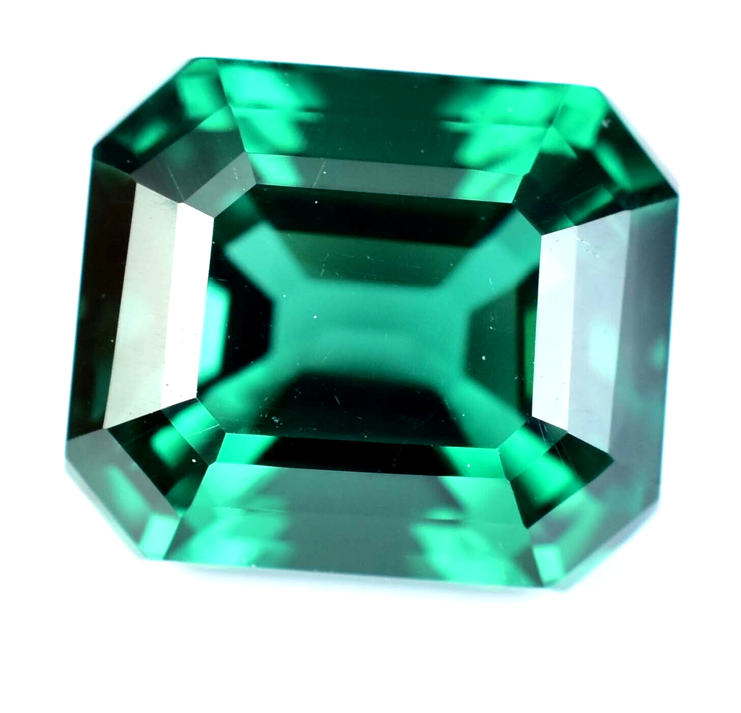 Natural Green Emerald 11.70 Ct Emerald Cut AGL Certified Stunning Loose Gemstone