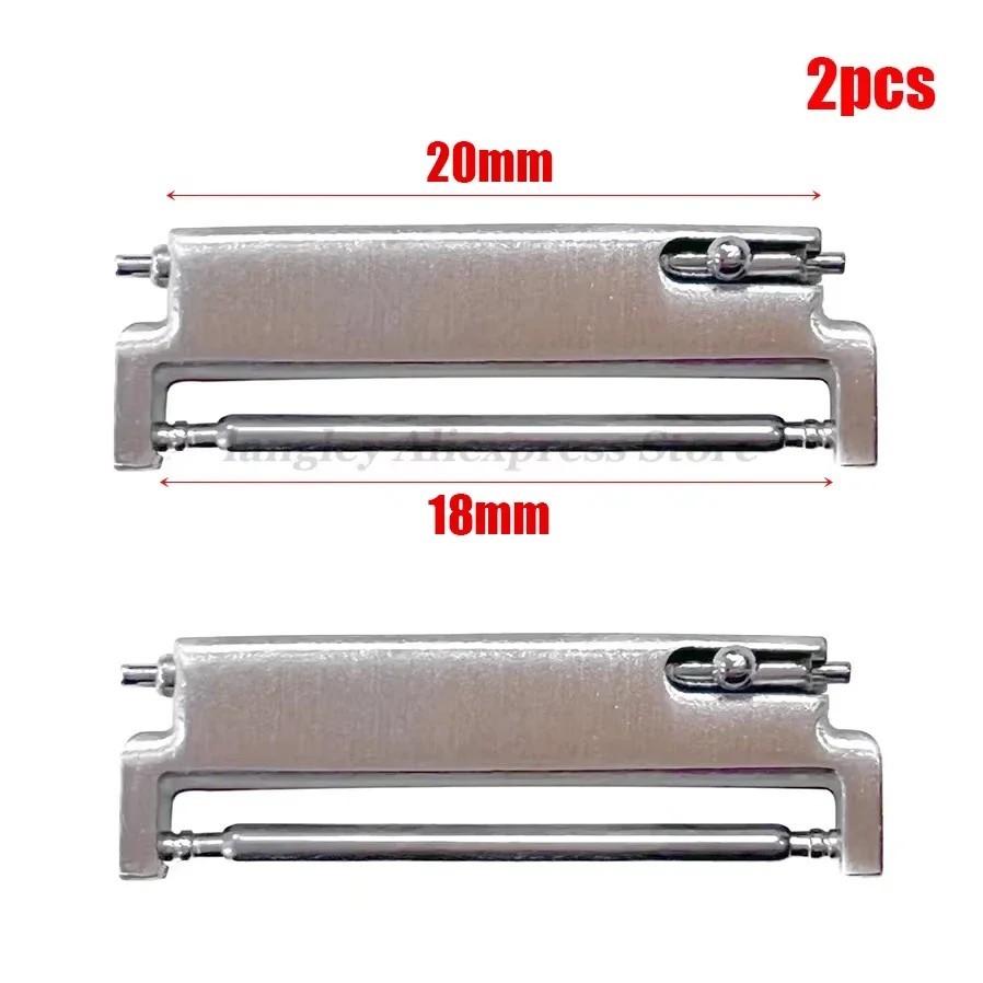 1 Pair Watch Strap Adapter 18mm To 20mm 22mm,20mm To 18/20/22mm,22mm To 22mm Top