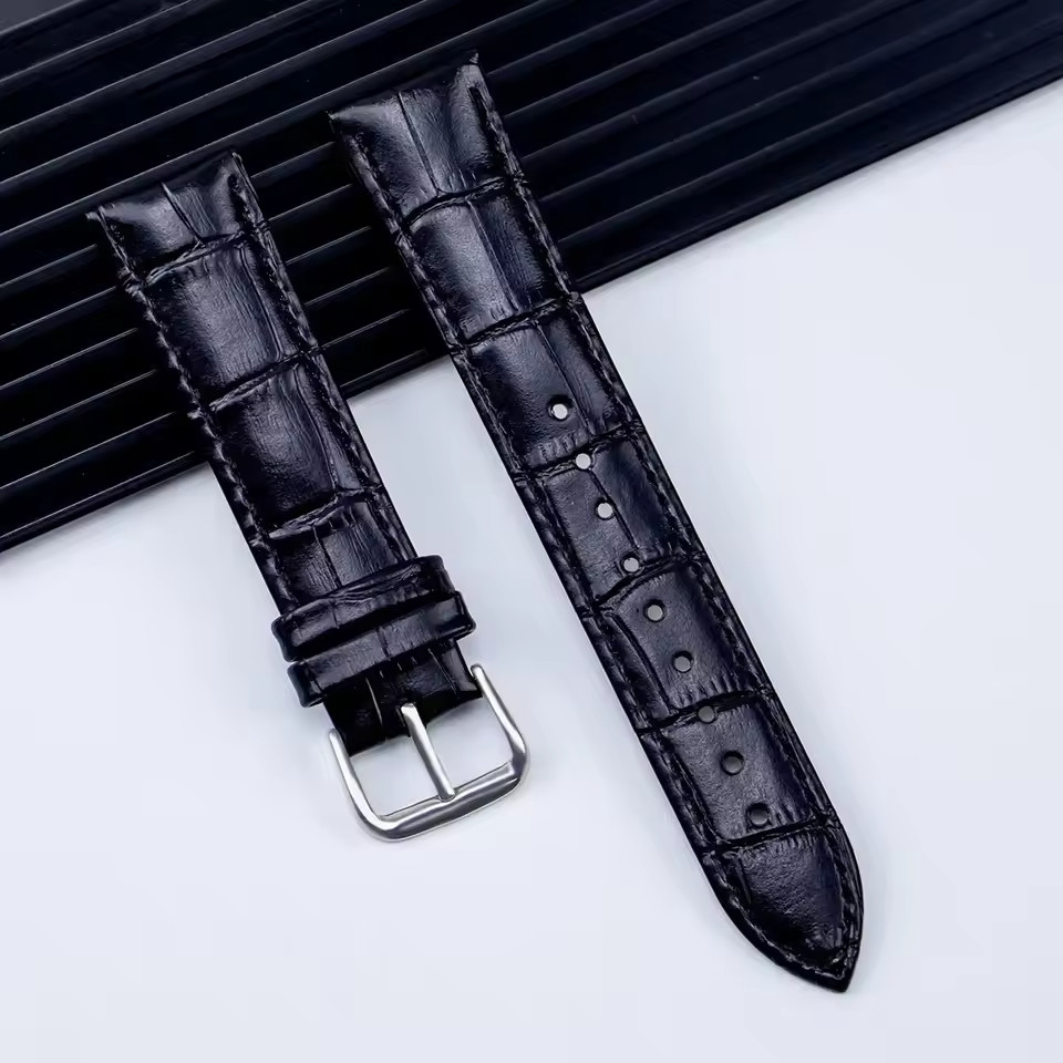 Genuine Leather Mens Watch Strap Band Brown Black 12mm 14mm 16mm 18mm 20mm 22mm