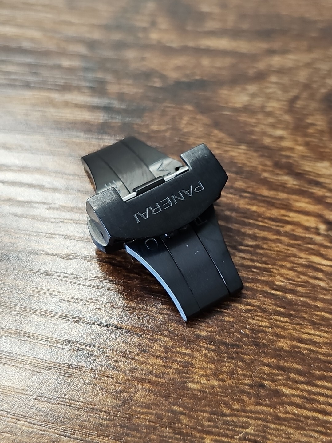 PANERAI WATCH OEM 22MM PVD BLACK FOLDING DEPLOYANT / DEPLOYMENT BUCKLE PAV00724