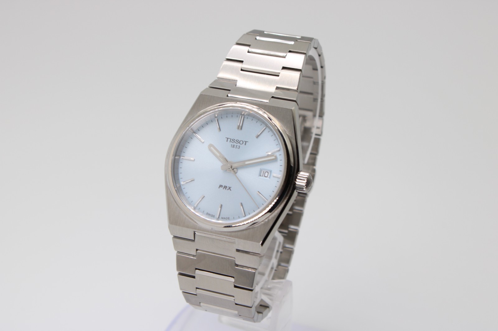 TISSOT PRX T137.210.11.351.00 Quartz Light blue Dial Unisex Watch 35mm