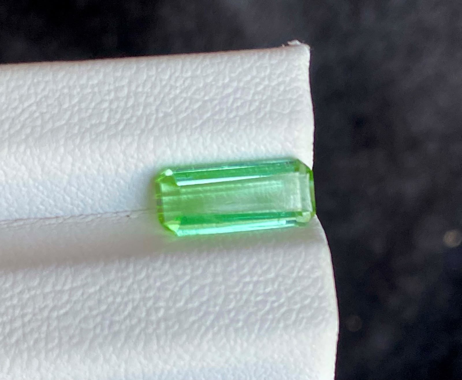 1.55 Carats Rare Natural Tourmaline Losse Gemstone From Afghanistan. Emerald Cut