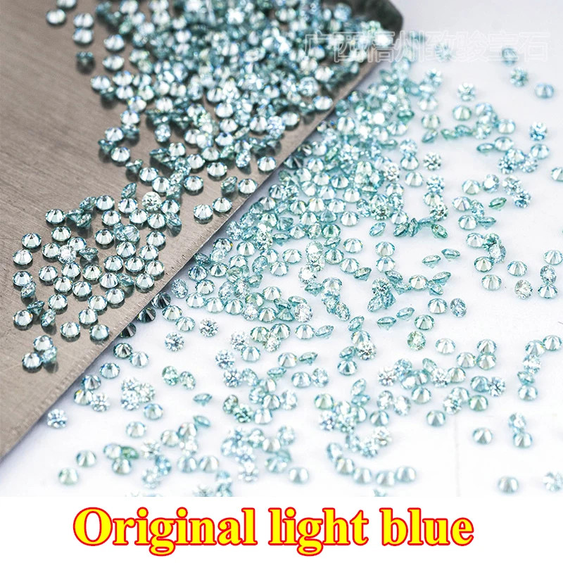 Wholesale 1CT Loose Moissanites Stone Small Size 0.7mm~3.0mm GRA D VVS1 Gemstone