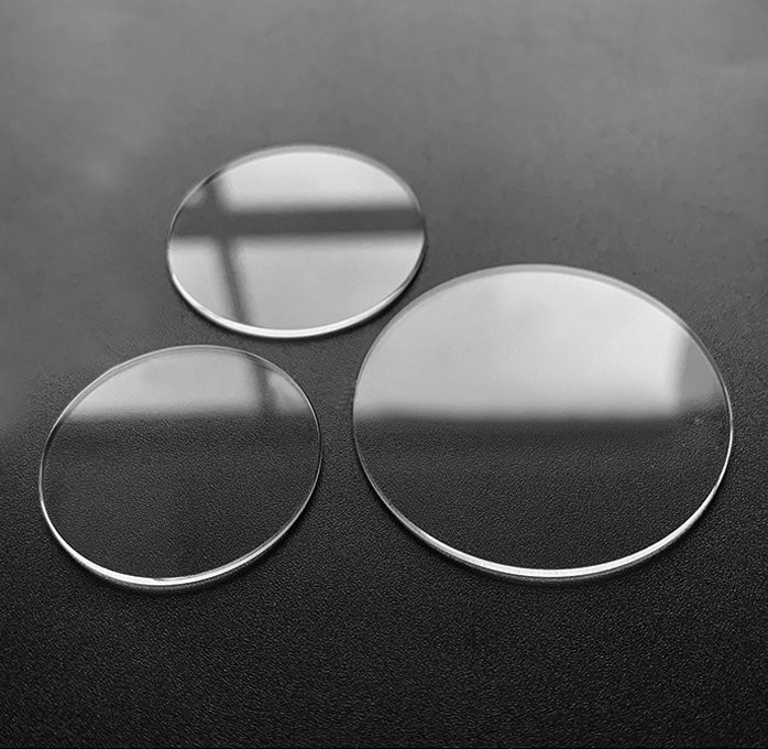 0.8/1.0/1.5/2.0mm Thick Flat Mineral Glass Watch Crystal 15-60mm Replacement