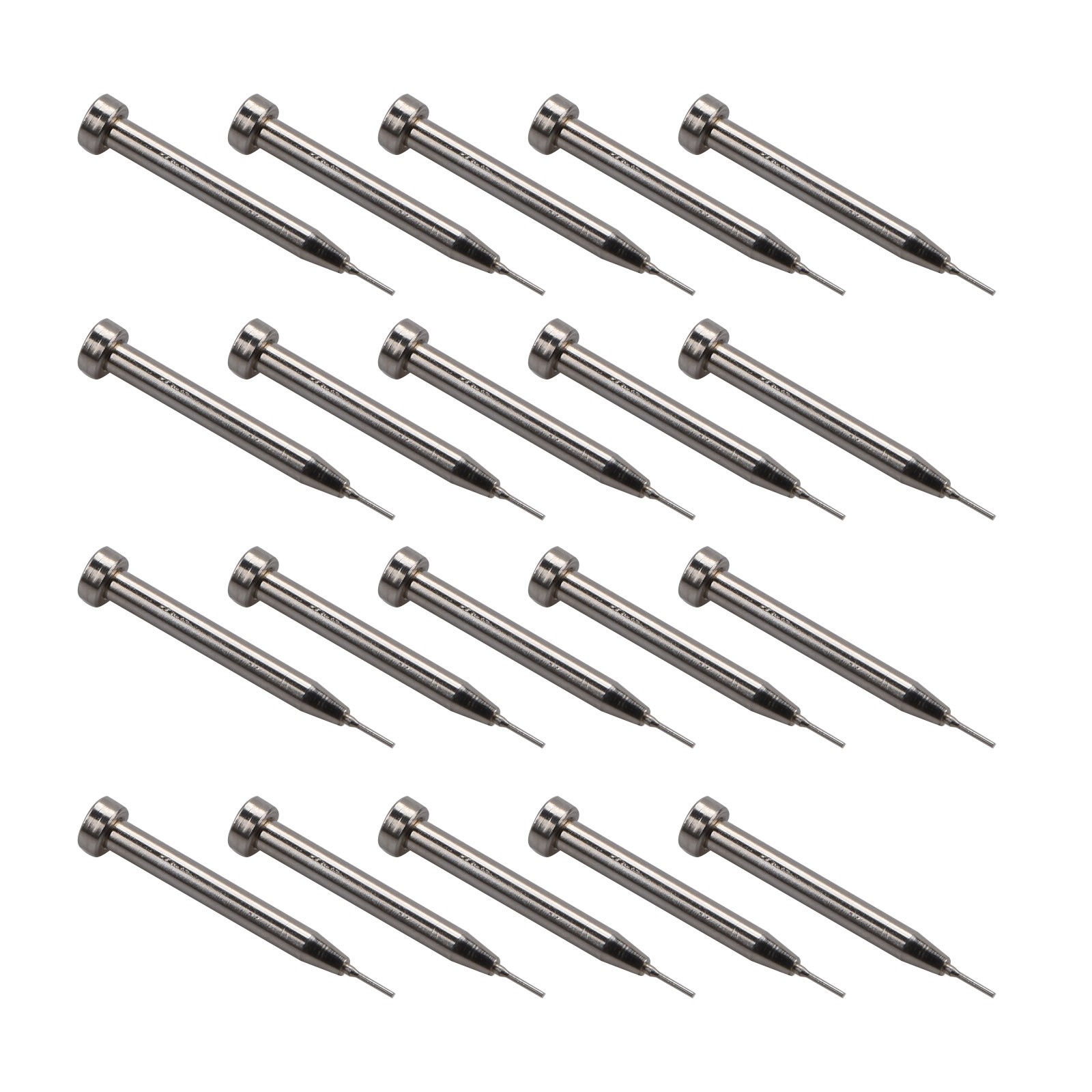 20pcs 0.8mm Metal Tip Watch Band Strap Bracelet Link Pin Remover Repair Tool