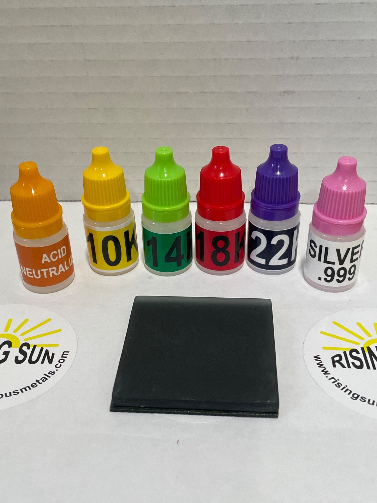 Gold Testing Kit 10K 14K 18K 22K , Silver Test , Acid Neutralizer or stone
