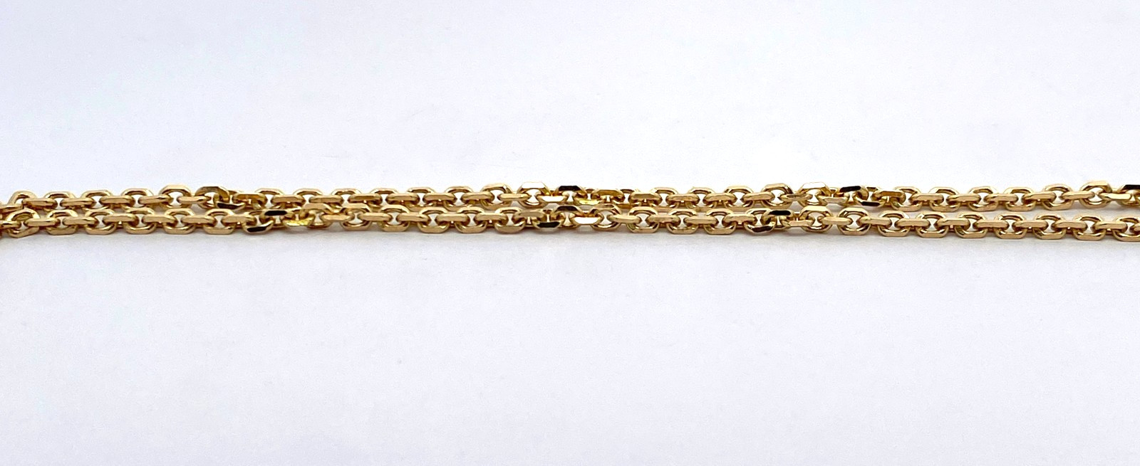 14K Yellow Gold 2mm Solid Rolo Belcher Cable Link Polished Necklace Chain 16″ 7g