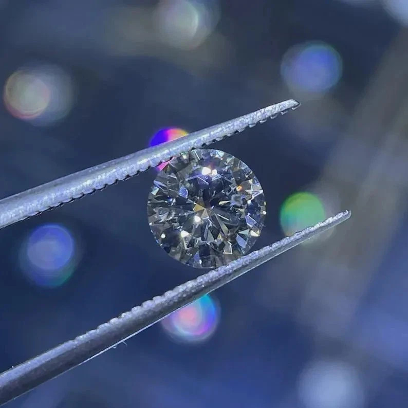 4.00 Carat Round Lab Grown Diamond D Color VVS1 Certified Loose CVD Stone