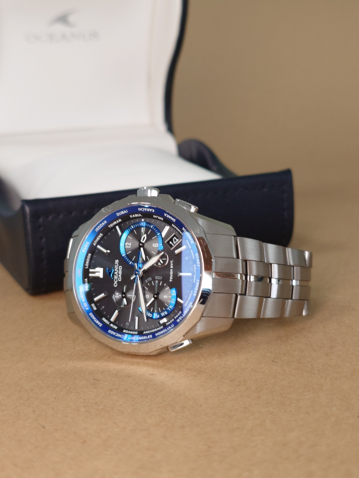 Casio Oceanus Manta OCW-S2400-1AJF – Premium JDM Titanium Chronograph Solar