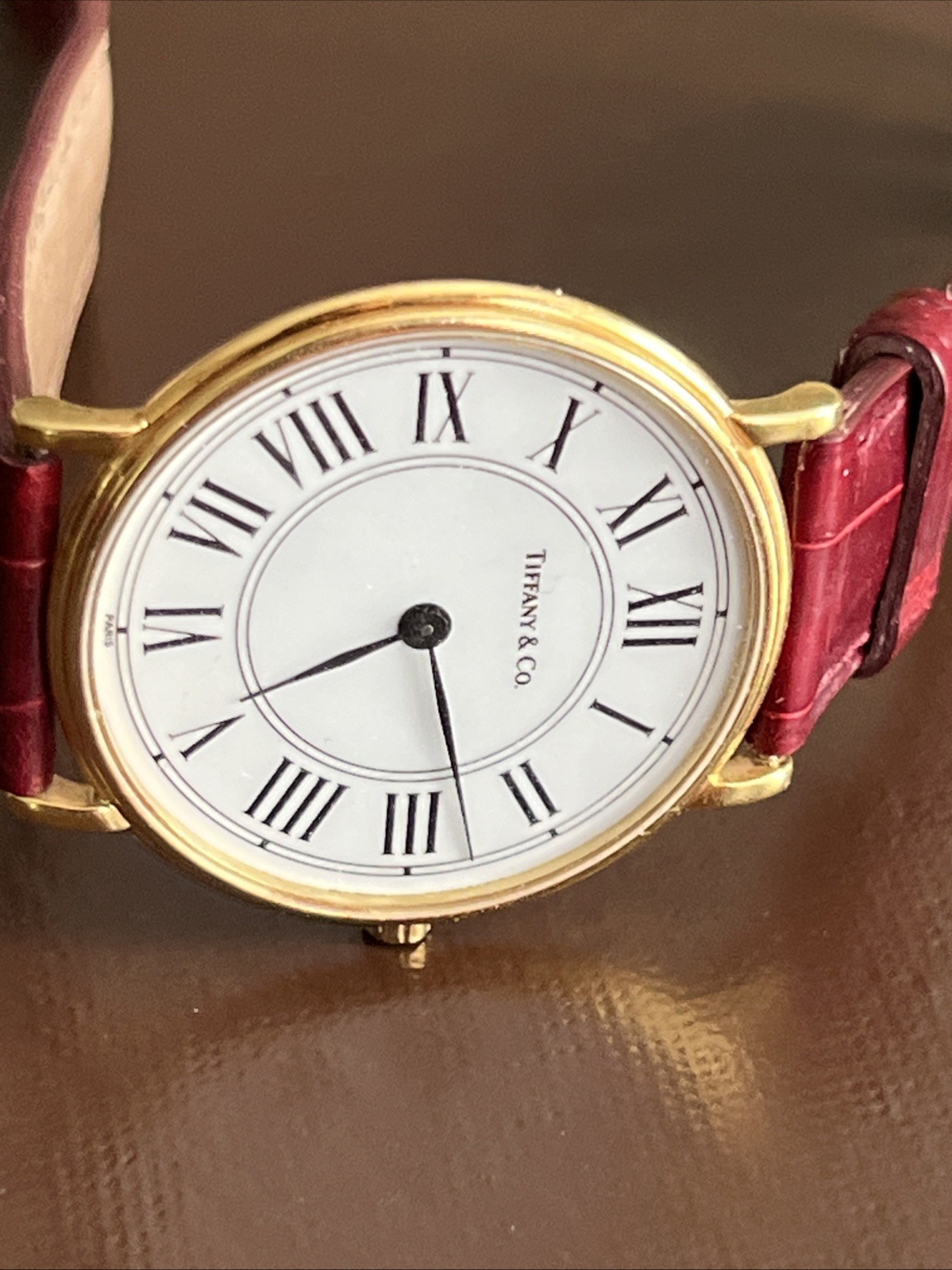 Tiffany and Co. 18K yellow gold wristwatch – Camille Fournet Paris Watch Strap