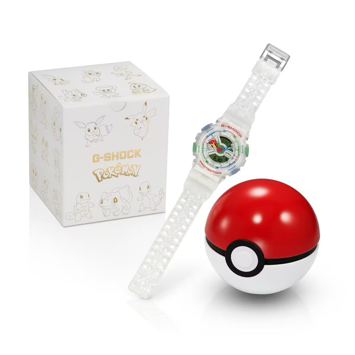 CASIO G-SHOCK x Pokemon GA-110PKM-7A Limited 30th Anniversary In Hand