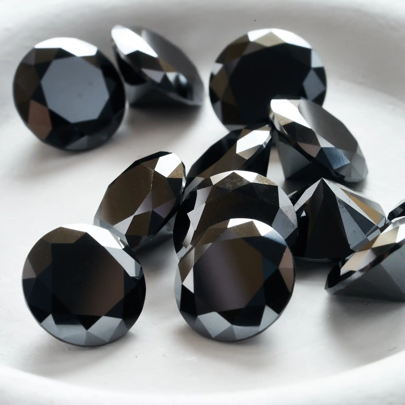 US GRA VVS1 0.5-5ct multicolor Round Cut Loose Moissanites Wholesale Price