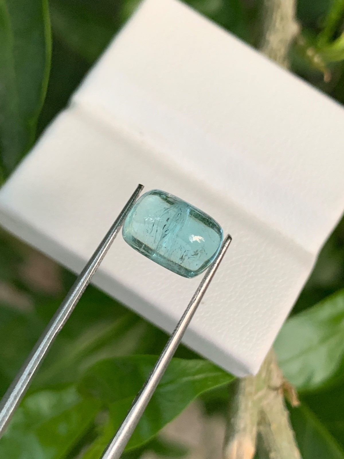 Natural Afghan Lagoon Blue Tourmaline 4.7 Ct Untreated Cushion Loose Gemstone